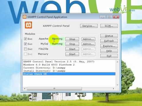 ทำให้เข้า localhost ได้ ด้วย apache xampp