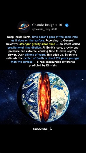Time Isn’t the Same on Earth — It Actually Runs Slower Below You