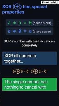 🔥 Single Number | LeetCode 136 Explained with XOR 🚀