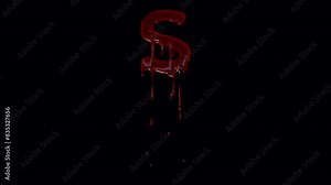 Unique Blood Dripping Alphabet Graphics: Stand out with unique blood dripping alphabet graphics, designed to add a horror element to any project