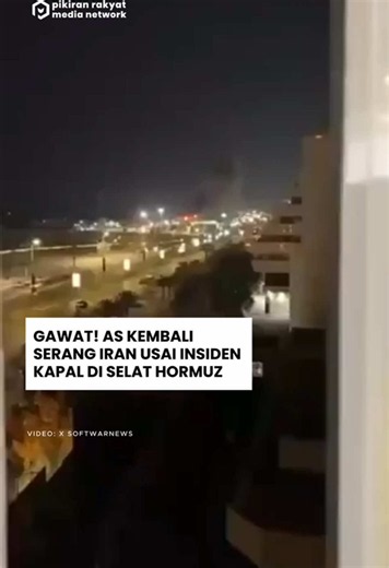 Gawat! AS Kembali Serang Iran Usai Insiden Kapal di Selat Hormuz Amerika Serikat kembali melancarkan operasi militer terhadap Iran menyusul insiden yang melibatkan tiga kapal dagang di Selat Hormuz. Serangan yang dilakukan pada Selasa (7/7/2026) waktu setempat itu disebut sebagai respons atas dugaan serangan Iran terhadap kapal-kapal komersial yang melintas di jalur pelayaran internasional. Hingga Rabu (8/7/2026), situasi di kawasan Timur Tengah kembali memanas dan memicu kekhawatiran akan menin