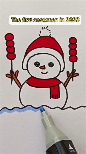How to Draw an Easy Snowman: Step-by-Step Guide