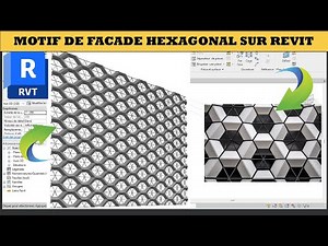 Hexagonal facade pattern on Revit