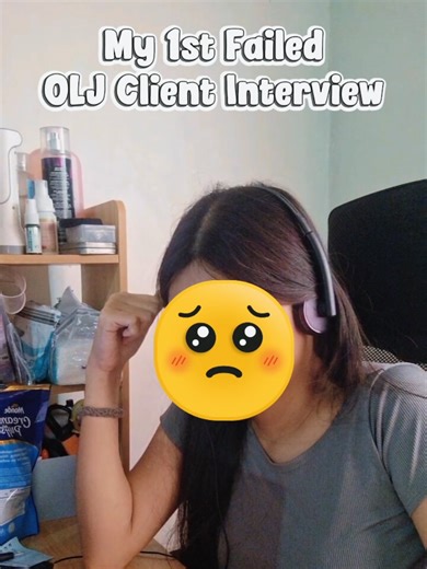 First OLJ client interview ko — failed. 🥹 Pero lesson learned. Part 2 soon. #VirtualAssistant #WorkFromHome #RemoteWork #MedicalVA #vajourney