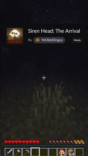 Minecraft Java Mods: Siren Head #minecraft #minecraftcrops #minecraftgameplay #minecraftgaming