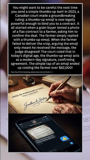 Why a Thumbs Up Emoji is Now a Legal Contract 👍📝