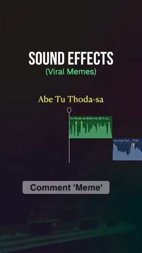 Sigma Editor | Comment 'Meme' and get download link to your DM for these viral meme sounds. #soundeffects #sfx #memesounds #memevideos #funnymemes... | Instagram