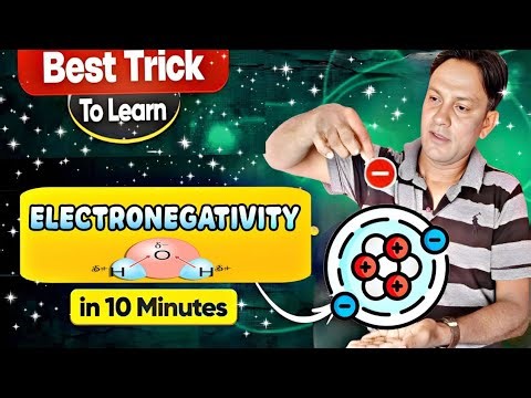 Electronegativity SUPER Trick! Students Are Shocked After Learning This 🔥 | Chemistry Easy Method”