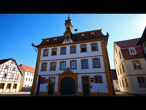 Röttingen, Sehenswürdigkeiten der Europastadt in Unterfranken - 4k