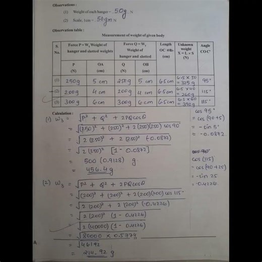 Class 11 Physics Practical 5