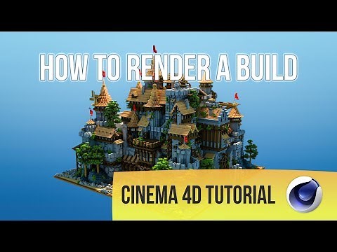 EASY MINECRAFT BUILD RENDER IN CINEMA4D