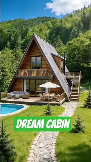 Modular A-Frame Cabin Assembly