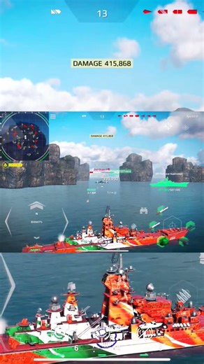 Best F2P ship in modern warships #gameplay #shorts #trending