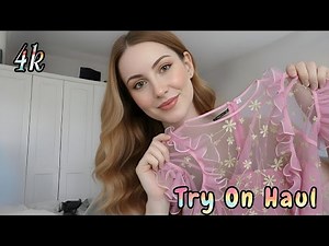 💃 [4K] See-Through Fashion 2025 | Transparent Try-On & Outfit Inspiration | Fashion Trends