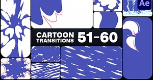 Cartoon Transitions for After Effects