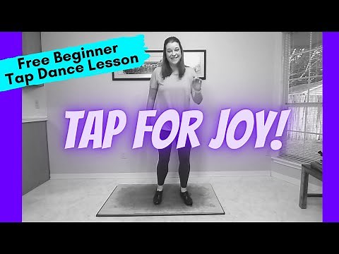 FREE Beginner Tap Dance Lesson for Adults - hosted LIVE on Zoom!