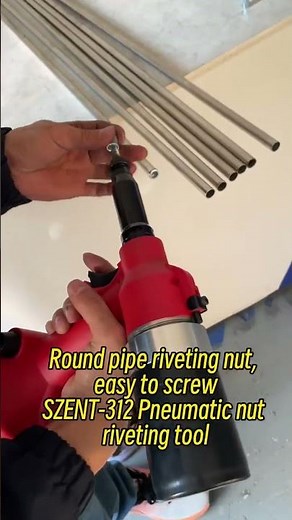 Installing Rivet Nuts in Hollow Round Tubes | Easy Threaded Fixing #RivetNut#HollowTube