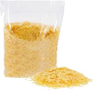 1 Pack Shellac Flakes 1.1 Lb/ 17.6 oz Blonde Shellac Finish for Home Wood Craft Decoration Household Painting Supplies
