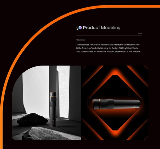 Brillio Smart Lux | Ui/Ux Case Study | Landing Page - Sinan Panchali