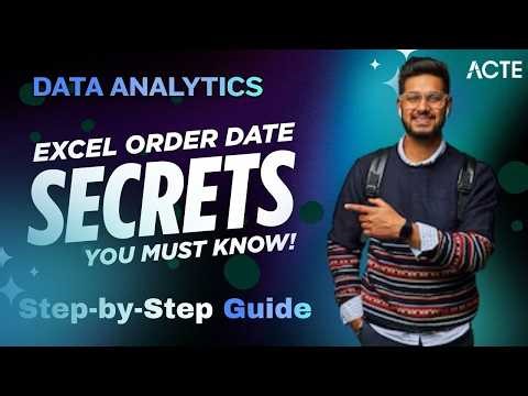 Excel Order Date Formula Explained 🔥 | Tips & Tricks You Must Know!