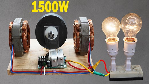 11K views · 187 reactions | Escape Rising Energy Costs How I Built a Free, Powerful Home Generator | Diy Garden World | Facebook