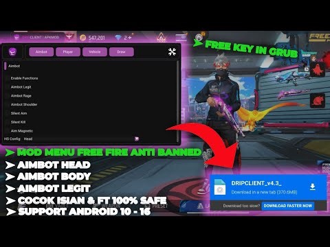 MOD MENU DRIP CLIENT OFFICIAL FREE KEY!! | ANTI BANNED | ANTI BLACKLIST | NEW VERSION