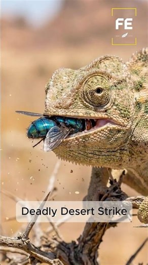 Desert Phantom Hunter | Chameleon Survival in the Arid Wild (4K Wildlife Documentary) #chameleon