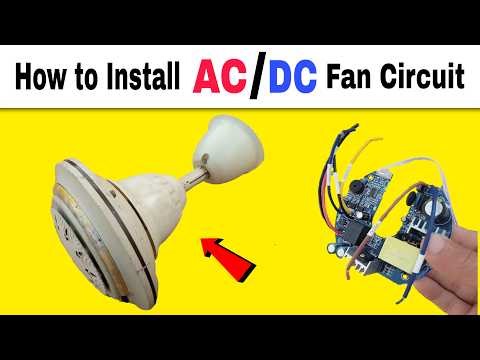 How to Replace AC/DC Ceiling Fan Circuit || how to repair ac/DC fan