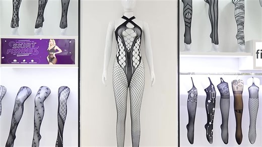 Full Body Stockings Women Sexy Crotchless Bodysuits Nylon Fishnet Sheer Lingerie Femme Sexy Erotic Underwear Bodycon