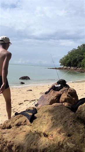 Fishing Success: Catching Groupers at the Beach