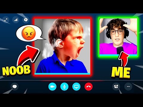 NOOB RAGED And FACE REVEALED On Discord!