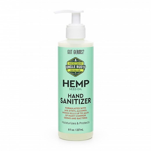 [99.99% Effective] Hemp Hand Sanitizer | Uncle Bud’s Hemp