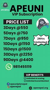 Apeuni Vip AVAILABLE 3Days to 90Days |Alfapte Vip Available and Apeuni Vip Available | Pte Booking Available#apeunivipnepal #ptepreparation #apeuninepal #pteexams #pteexamtips #apeunivip #pteexam #apeunipte #ptetipsandtricks #PTE #pteacademic #PTEExamPrep #pteexamsuccess #apeunivippackage #pte #AlfaPTE #alfa #apeunilogin #PTEExam #apenepal #apeuninepalbuy #ptedatebook #SecureBooking #ApeuniVip #alfaptevip #FreeMockTest #pteupdate #pearson | Apeuni Nepal