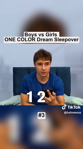 Boys vs Girls ONE COLOR Dream Sleepover #jordanmatter #salishmatter #salish