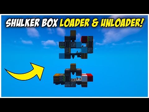 COMPACT Shulker Box Loader & Unloader Tutorial! | Minecraft Java 1.20.6!