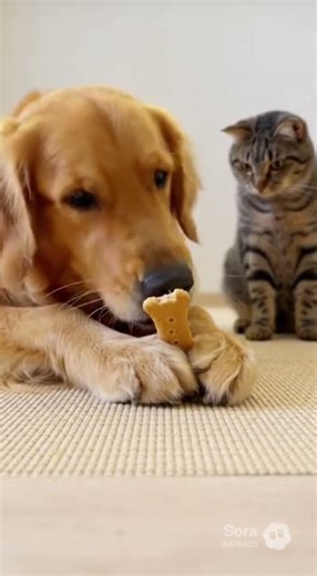 Biscuit Crunch ASMR… Cat Tries “One Bite” Then Pretends It Was Stretching 😼🐶🍪🎧