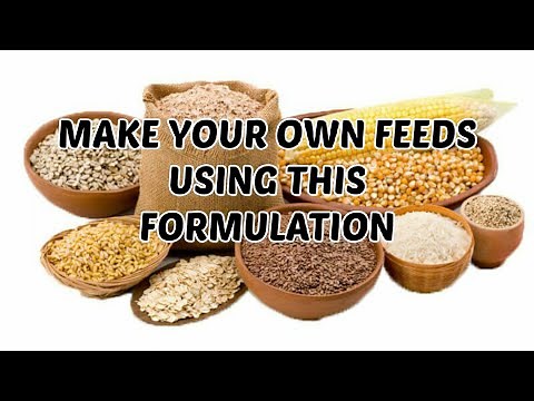 How to Mix your own feeds|paano ang formulation sa paggawa ng feeds