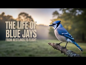 Horizon Birds : The Life of Blue Jays – From Nestlings to Flight | Real Nature Sounds🌿
