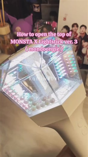 Tutorial para abrir el monsta x lightstick ver. 3