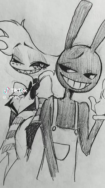 デジタルサーカスエンジェルとジャックスの擬人化イラストとキャラ解説