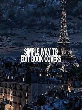 HOW TO MAKE A BOOK COVER — TUTORIAL #tutorial #bookcovers #booktube #booktokbooks