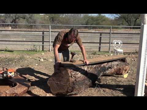 Mesquite Milling With Alaskan Chainsaw Mill DIY