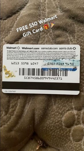 Free $50 Walmart Gift Card
