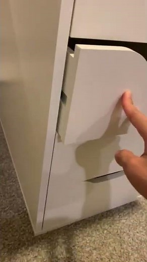 How to Remove or Adjust IKEA Alex Drawer's Railing for Aligning Cabinets