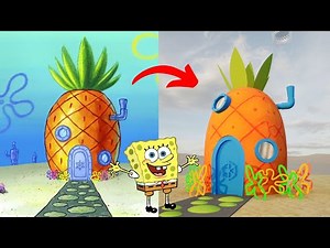 MODERN SPONGEBOB HOUSE WITH FLOOR PLAN!!