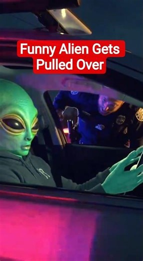 Funny Alien Gets Pulled Over – Realistic Police Bodycam Footage 😂👽 #bodycam
