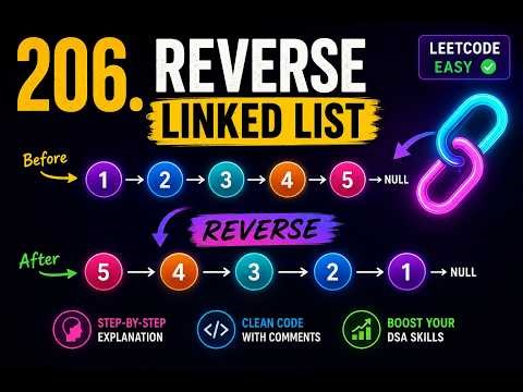 206. Reverse Linked List | Easy DSA Interview Problem