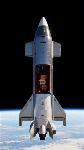 🚀 Starship Belly-Flop to Perfect Landing | Orbital Payload Drop & Epic Flip 🔥 #Starship #SpaceX #ai