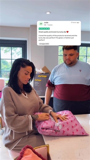 181K views · 391 reactions | It's Back! £10 Mystery Bags sizes 6 to 24 order here: www.jyy.london/collections/katieprice/products/15-lucky-dip-jyy-bag ️ Already sold over 2100 bags today so only 900 left - Just a reminder please don't order over 5 bags I want everyone to get a chance to grab a bag! All autumn stock going inside xx Love Kate xx #katieprice #mysterybags #clothing #shopping #plussize #fashion | Katie Price | Facebook