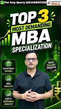 Top 3 High Paying Career Options After MBA Finance 💰 Salary & Scope 2026
